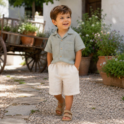 Linen Pocket Shorts