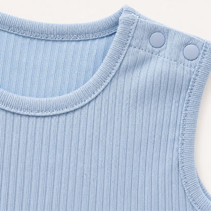 Ribbed Pocket Romper
