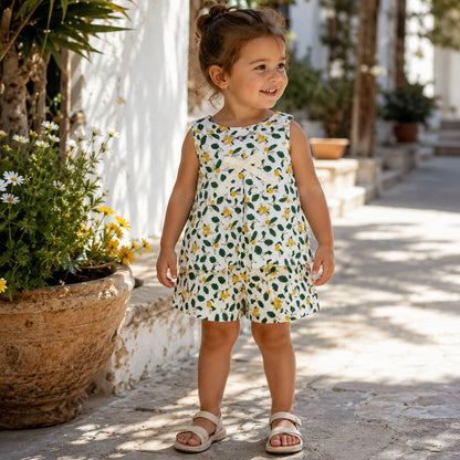 Lemon Blossom Shorts Set