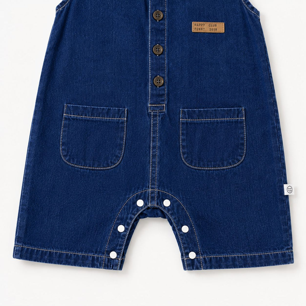 Denim Pocket Romper Set