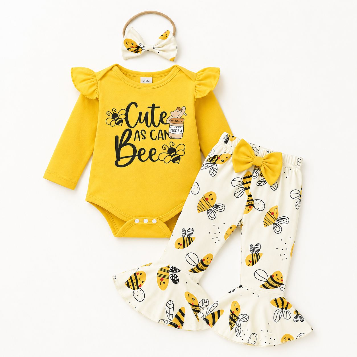 Baby Bee Bow Outfit