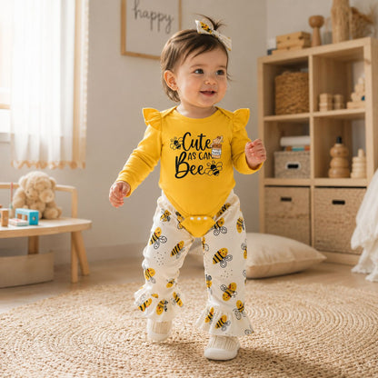 Baby Bee Bow Outfit