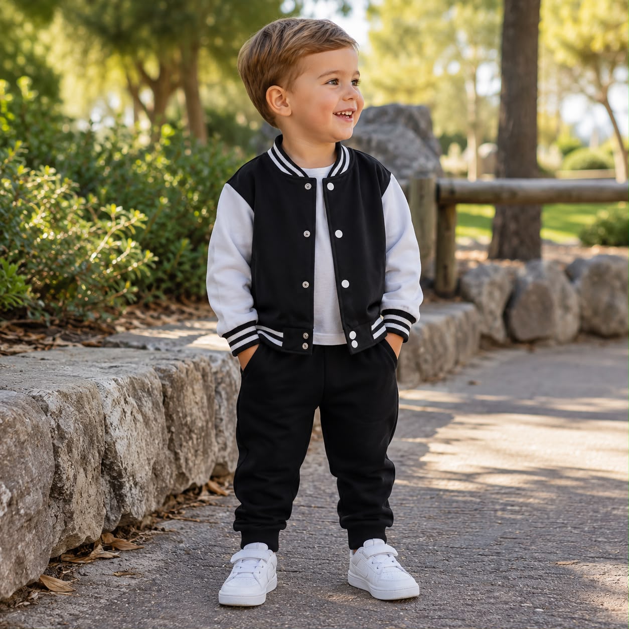 Varsity Jacket and Pants Set