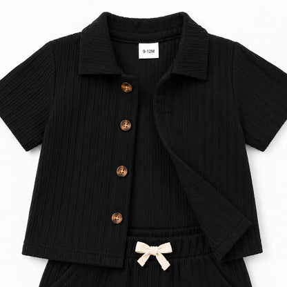 Boys Button Shirt Outfit