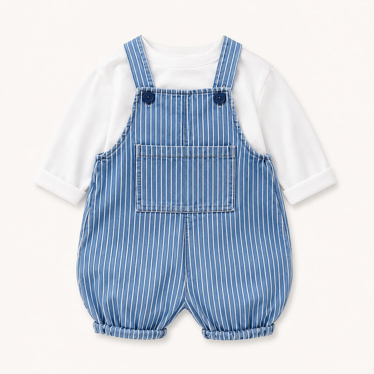 Classic Stripe Dungarees