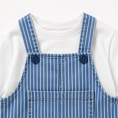 Classic Stripe Dungarees