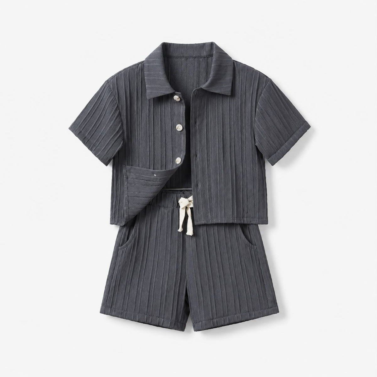 Boys Button Shirt Outfit