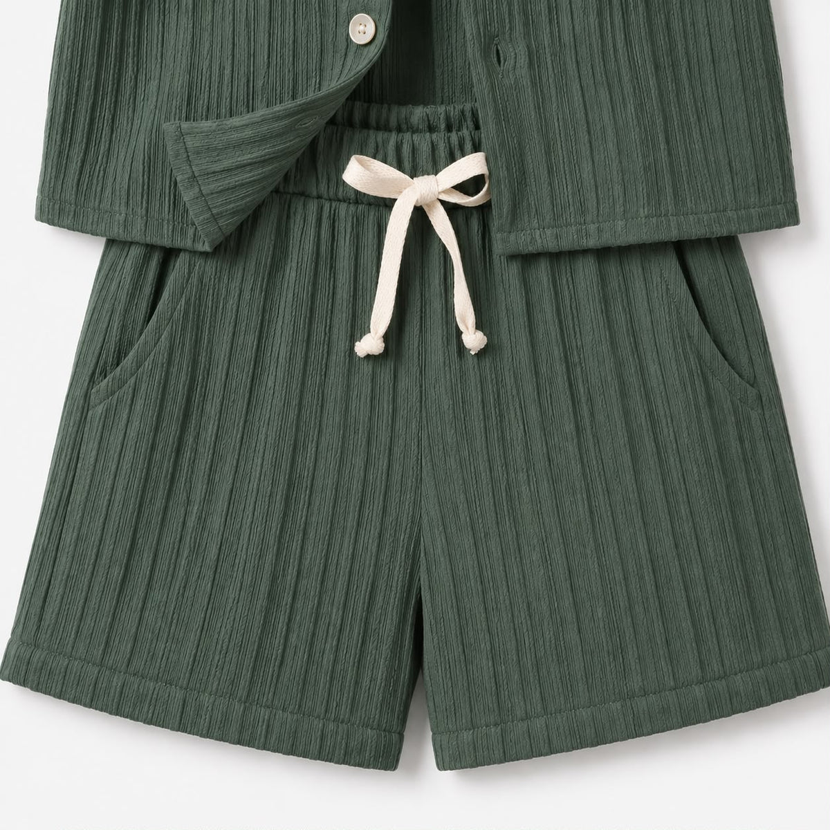 Boys Button Shirt Outfit