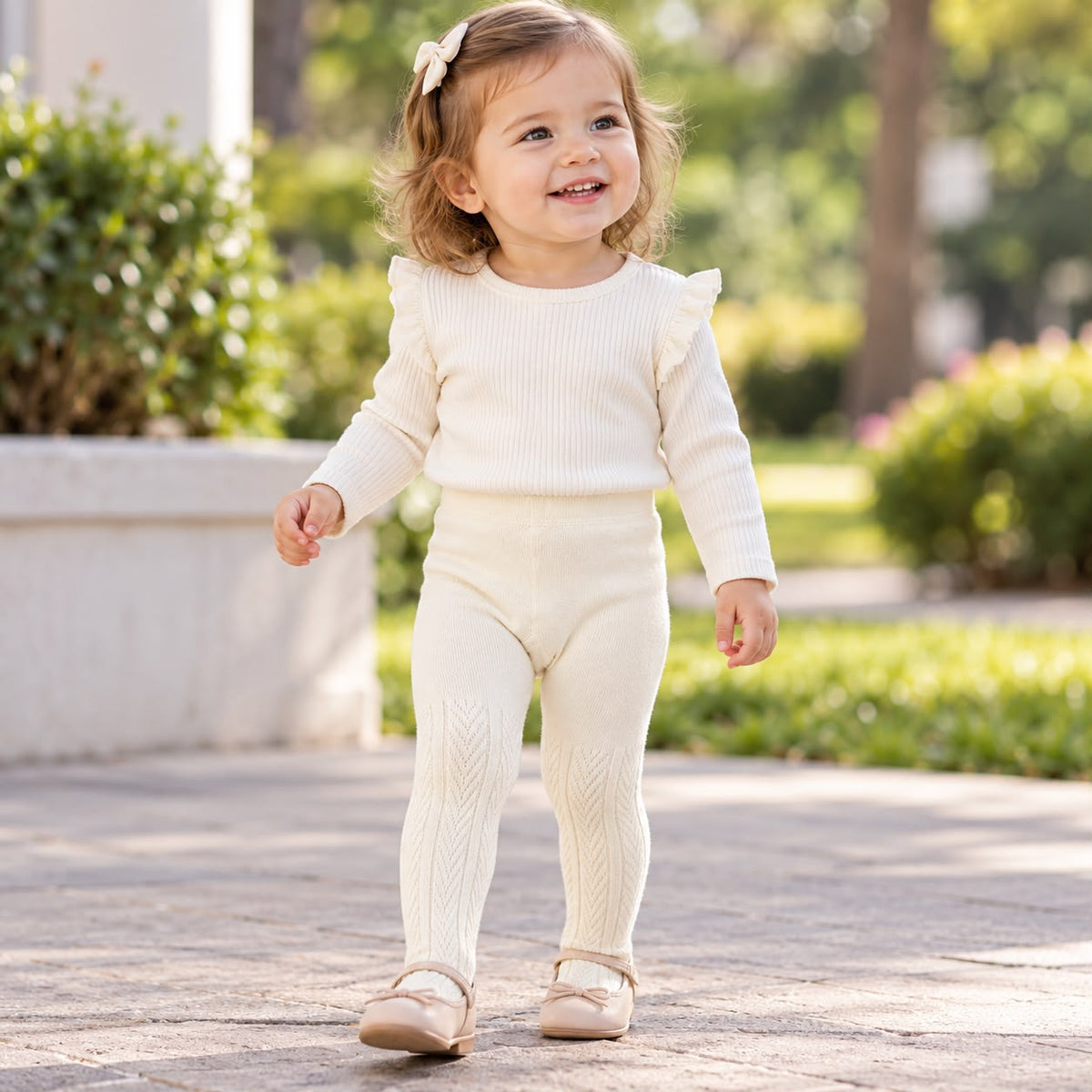 Stretch Knit Toddler Tights