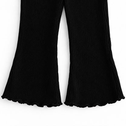 Black Flare Toddler Pants