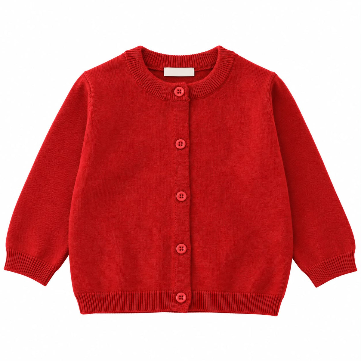 Round Neck Knit Cardigan