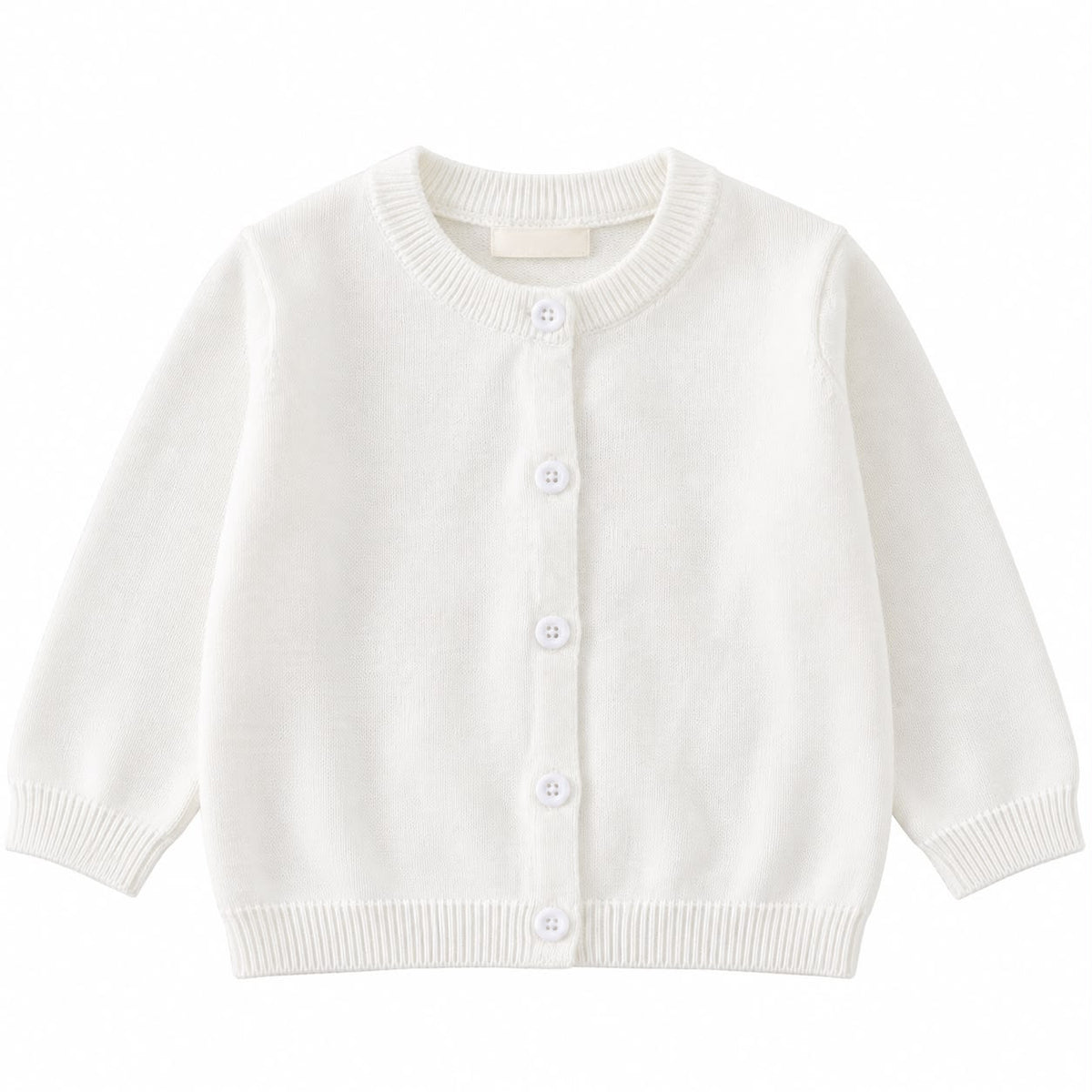 Round Neck Knit Cardigan