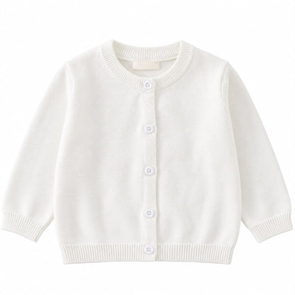 Round Neck Knit Cardigan