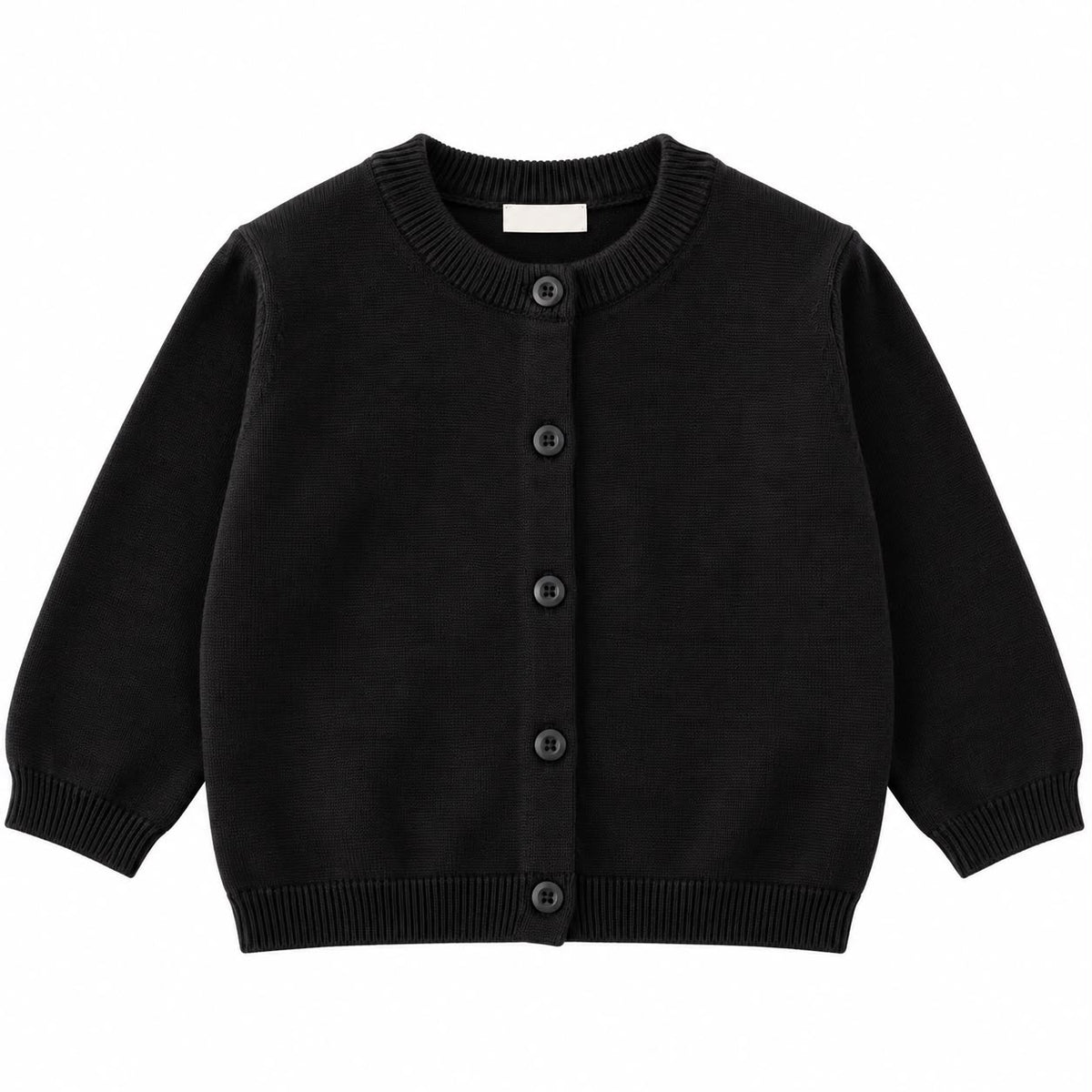 Round Neck Knit Cardigan