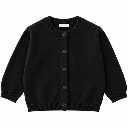 Round Neck Knit Cardigan