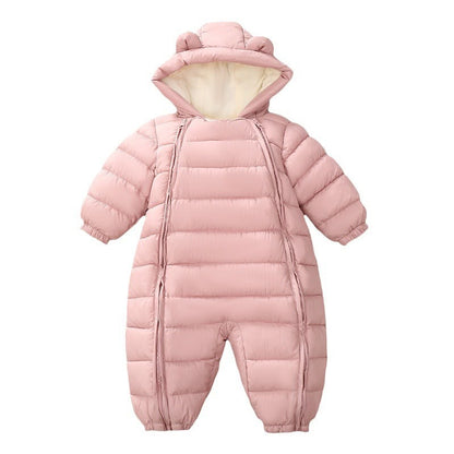 Bear Hood Baby Snowsuit