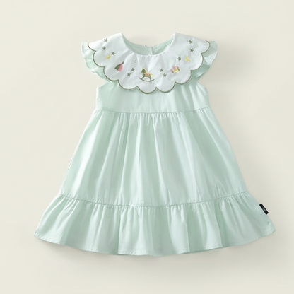 Sleeveless Cotton Summer Dress