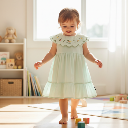 Sleeveless Cotton Summer Dress