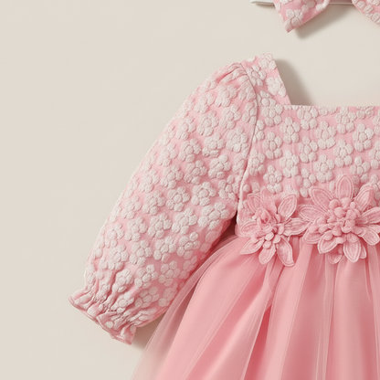 Baby Tulle Dress and Headband Set