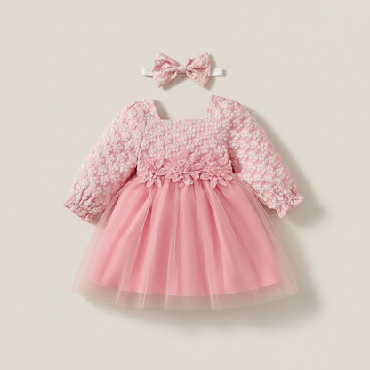 Baby Tulle Dress and Headband Set