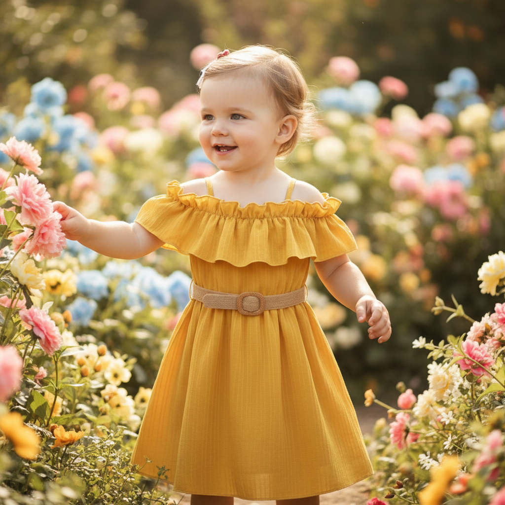 Ruffle Belt Dress