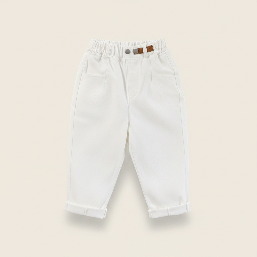 Casual White Trousers