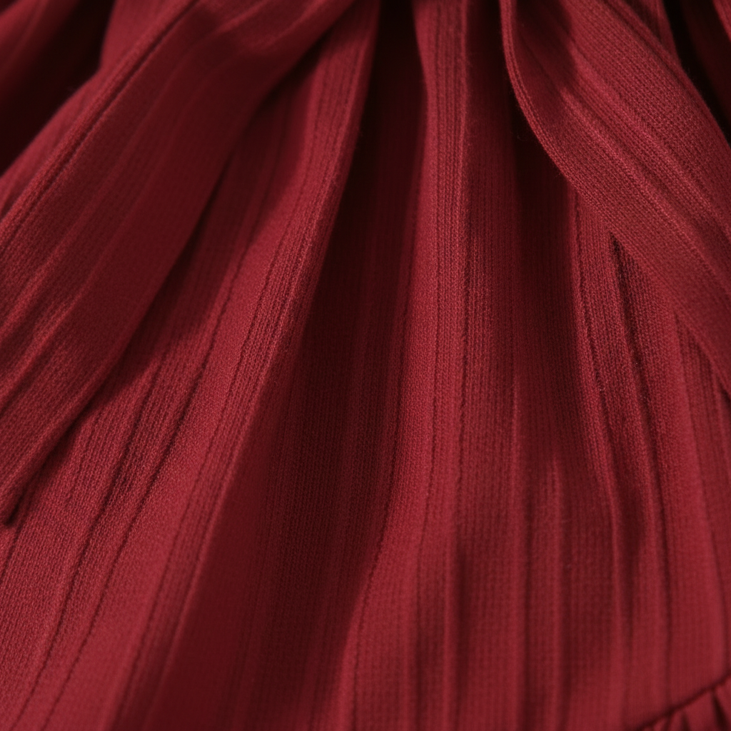 Red Ruby Ruffle Dress