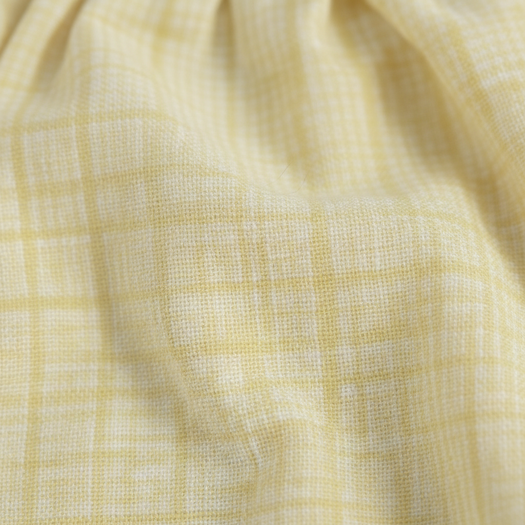 Yellow Plaid Dress