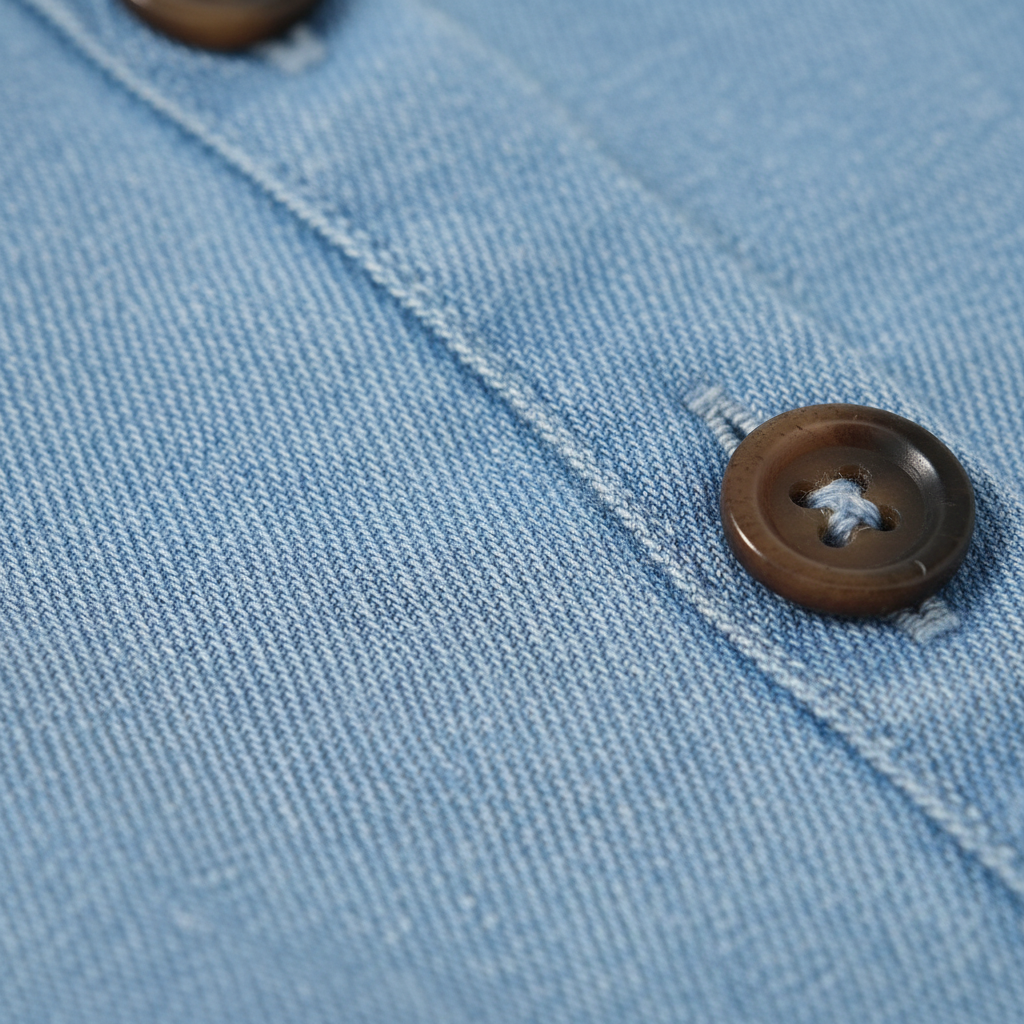 Flutter Sleeve Denim Dress