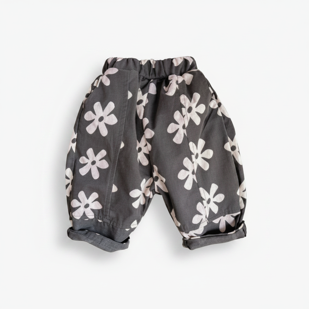 Floral Roll-Up Pants