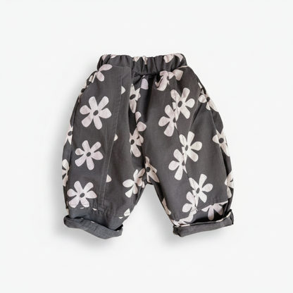 Floral Roll-Up Pants