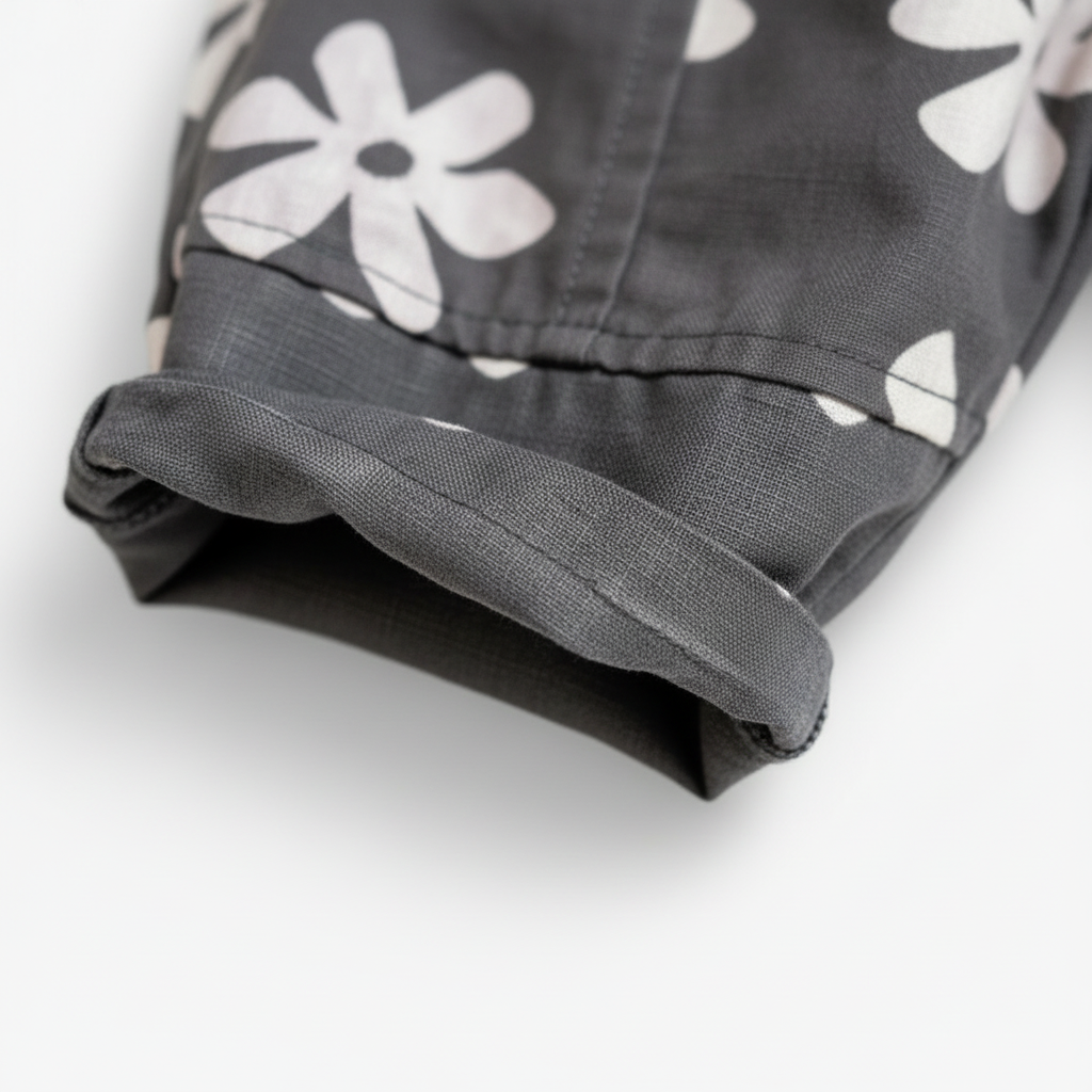 Floral Roll-Up Pants