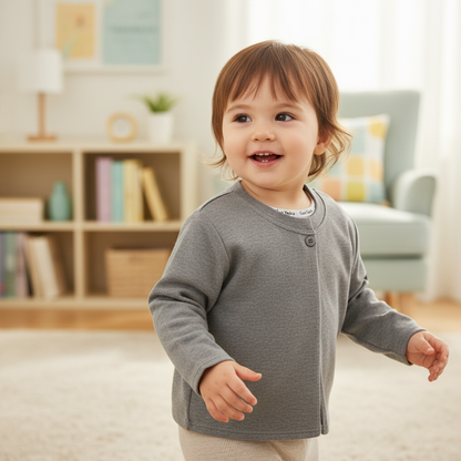 Soft Cotton Baby Cardigan