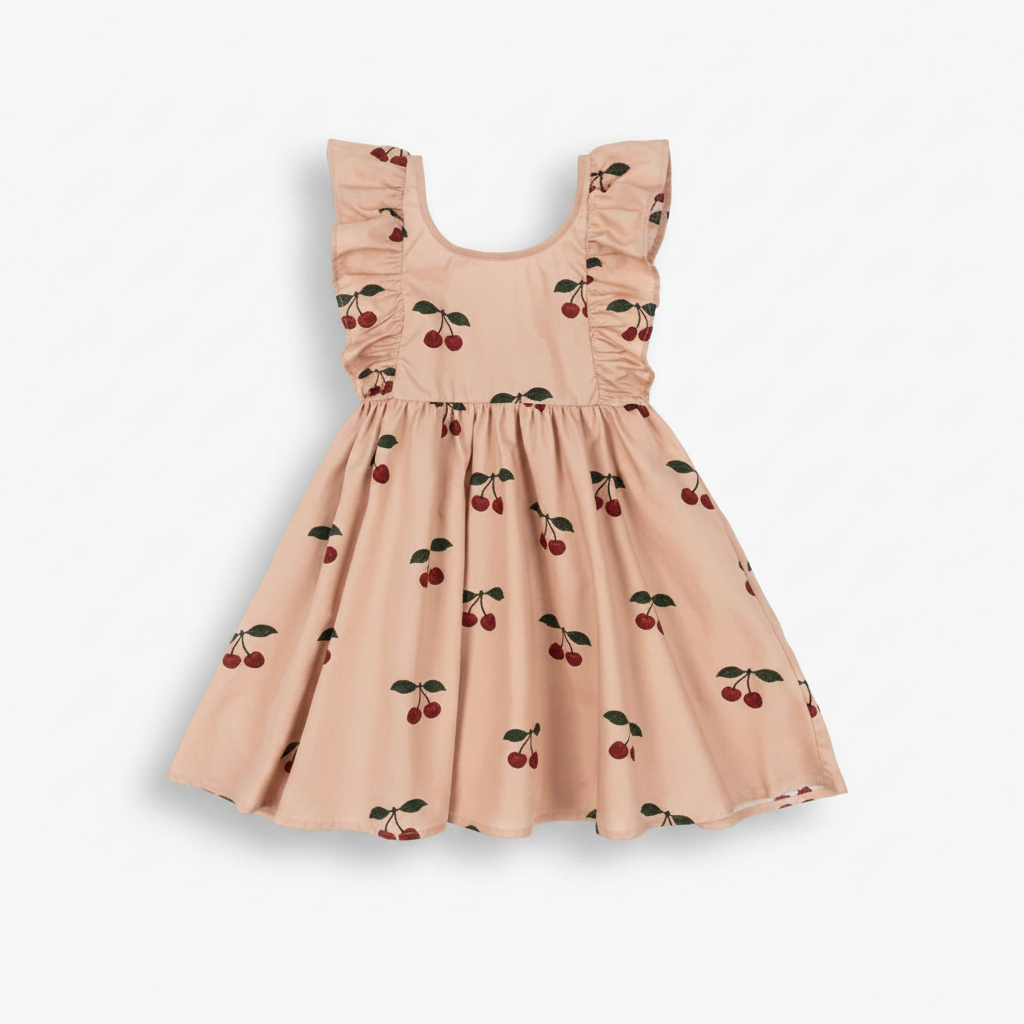 Cherry Frill Dress