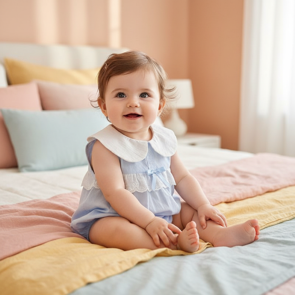 Blue Collar Baby Romper
