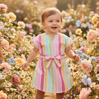 Pastel Stripe Dress
